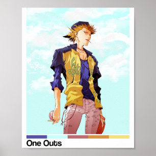 One Outs Anime Poster Print