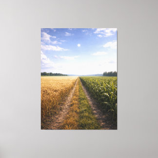 One Path Forward – Minimalist Symbolic Landscape Leinwanddruck