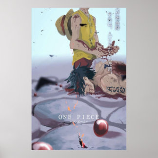 One Piece Ace Death Poster