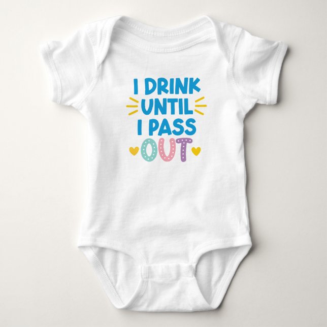 One Piece Baby Bodysuit Strampler (Vorderseite)