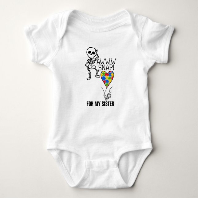 One Piece Baby Bodysuit Strampler (Vorderseite)