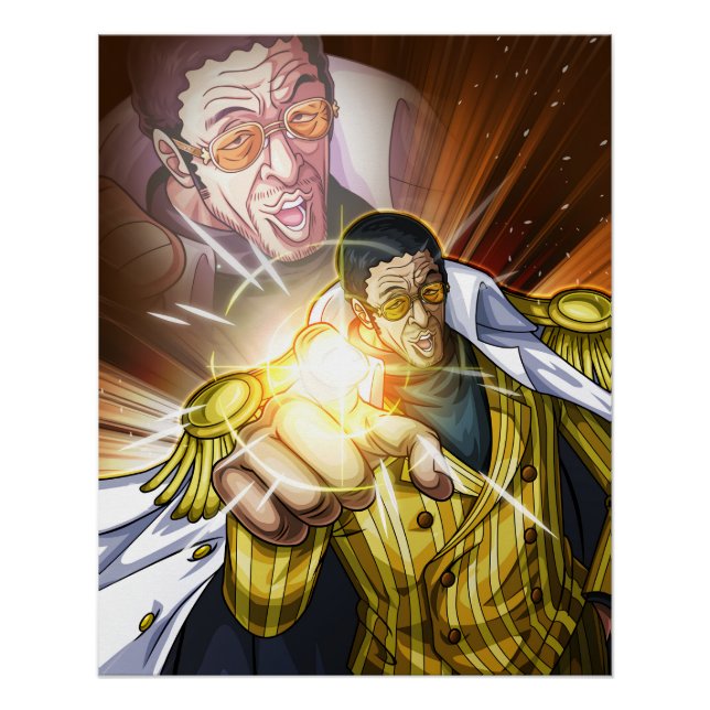 One Piece Kizaru Poster (Vorderseite)