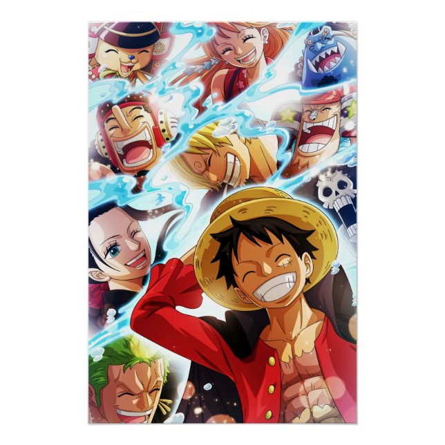 One Piece Strohhüte Wano Poster (Vorderseite)