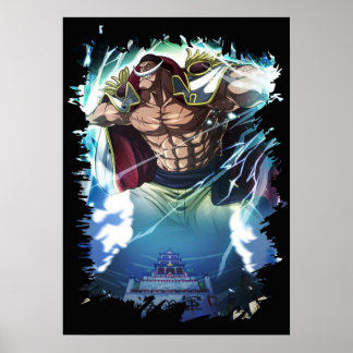One Piece White Beard Pirates Edward Newgate Poster