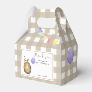 One Potato Erster Geburtstag Danke Geschenkschachtel