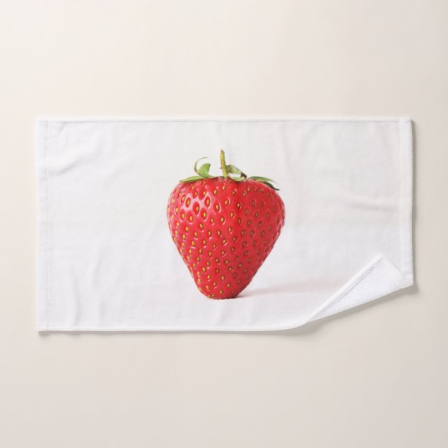 One Red Strawberry btcna Badhandtuch Set (Handtuch)