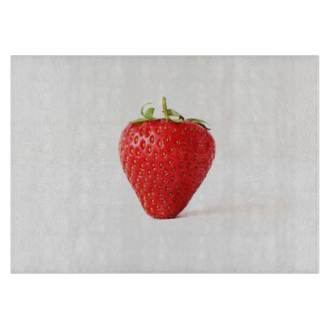 One Red Strawberry cbcna Schneidebrett (Vorderseite)