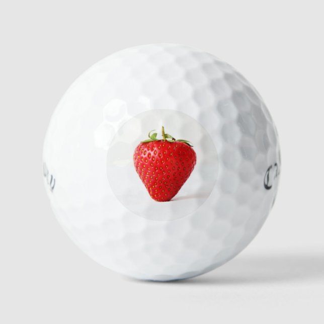 One Red Strawberry css gbcna Golfball (Vorderseite)