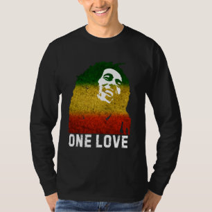 One Reggae Liebe Reggae Music Rastafarian Jamaica T-Shirt