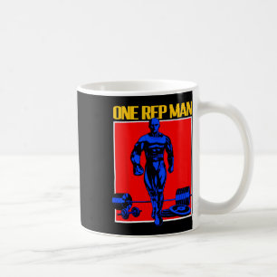 One Rep Man Weightlift Bodybuilding Gym Workout Kaffeetasse