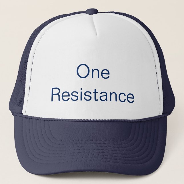 One Resistance Truckerkappe (Vorderseite)