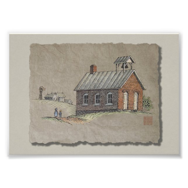 One Room School Fotodruck (Vorne)