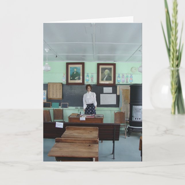 One Room School Karte (Vorderseite)