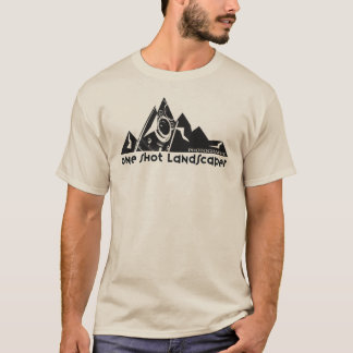 One Shot Landscaper Fotografy T - Shirt Design