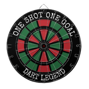 One Shot One Goal Dartscheibe Dart Legende