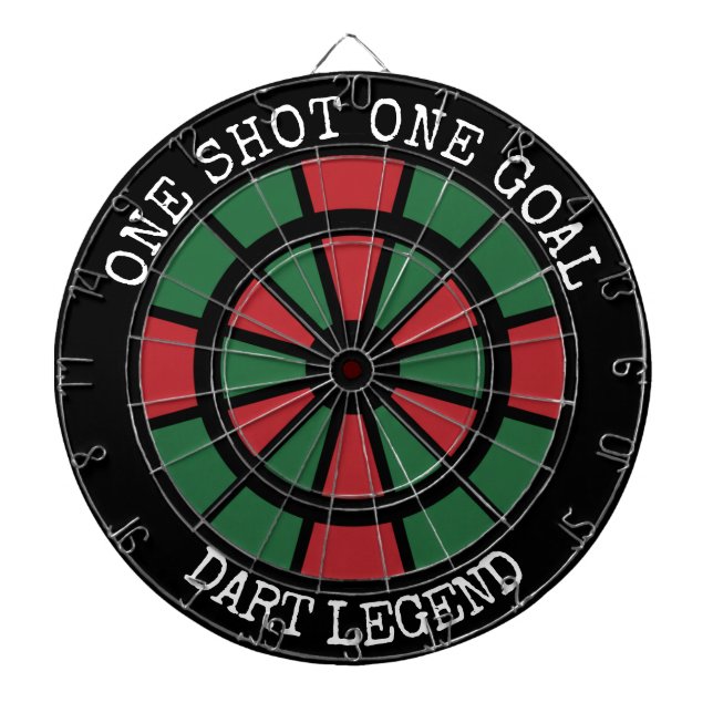 One Shot One Goal Dartscheibe Dart Legende (vorne)