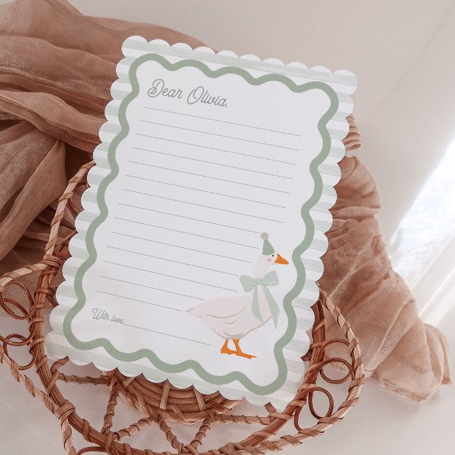 One Silly Goose 1st Birthday Time Capsule Cards Einladung (Von Creator hochgeladen)