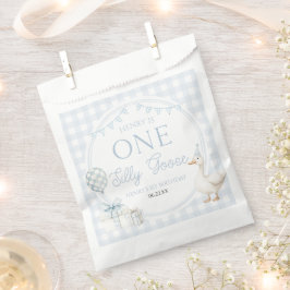 ONE Silly Goose Blue 1st Birthday Party Geschenktütchen