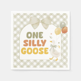 One Silly Goose Spring Birthday Serviette