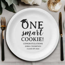 One Smart Cookie Class of 2024 Abschluss Pappteller