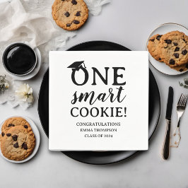 One Smart Cookie Class of 2024 Abschluss Serviette