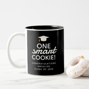 One Smart Cookie Graduation Party Celebration Zweifarbige Tasse