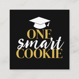 One Smart Cookie - Moderner Abschluss - QR Code Begleitkarte