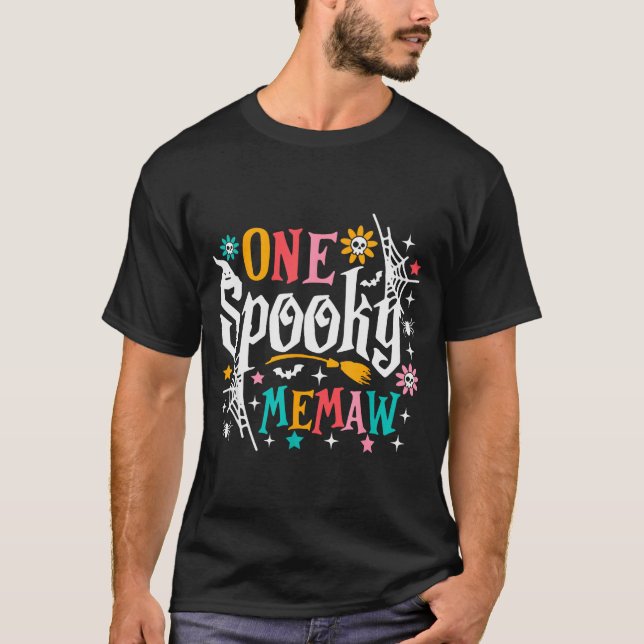 One Soky Memaw Shirt Funny Halloween Soky Grandma  (Vorderseite)
