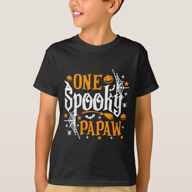 One Soky Papaw Shirt Funny Halloween Soky Grandpa  (Vorderseite)