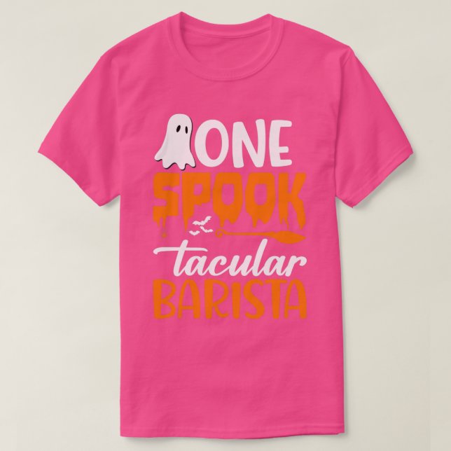 One Spook Barista T-Shirt (Design vorne)