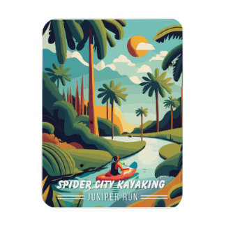 One Star Review Travel Poster des Juniper Run Magnet