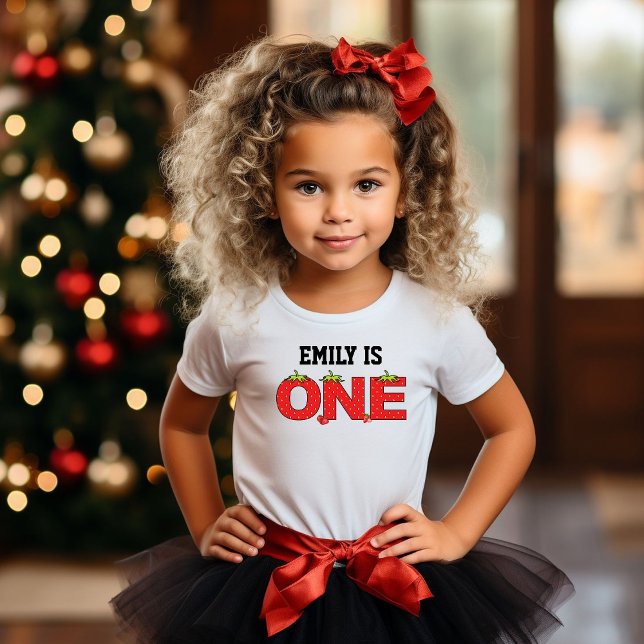 One Strawberry Baby 1. Geburtstag Strawberry Thema T-shirt (Von Creator hochgeladen)