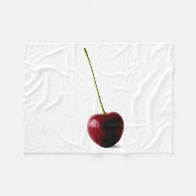 One Sweet Cherry fbcna Fleecedecke (Vorderseite (Horizontal))