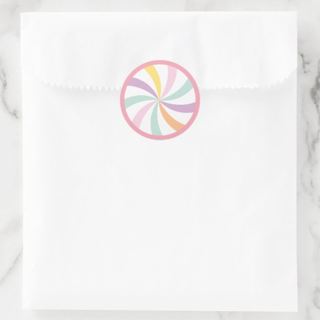 One Sweet First Birthday favor bag Sticker  (Tasche)