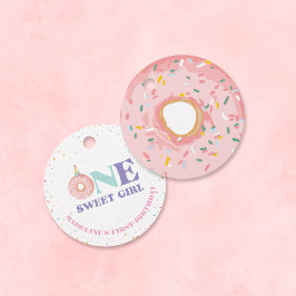 One Sweet Girl Pastel Unicorn Donuts Geburtstag Geschenkanhänger