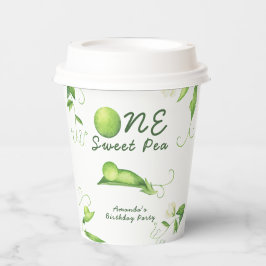 One Sweet Pea First Birthday Pappbecher