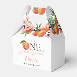 One Sweet Peach 1. Geburtstag  Geschenkschachtel