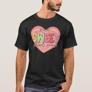 One Sweet School Nurse Heart Valentinstag ER ICU T-Shirt
