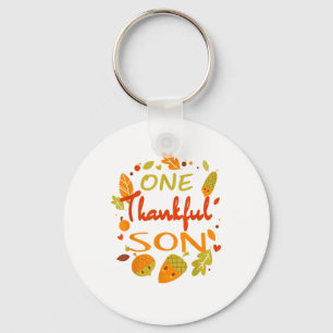 One Thankful Son Shirt Family Erntedank 2021 ma Schlüsselanhänger