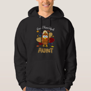 One Thankful Tante Turkey Leopart Danksagungen 1 Hoodie