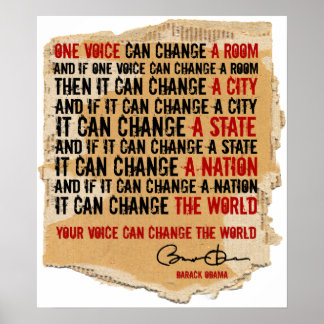 ONE VOICE poster Wbkgrnd