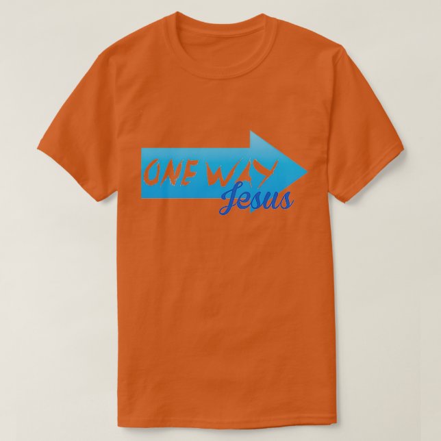 One Way Jesus 3 T-Shirt (Design vorne)