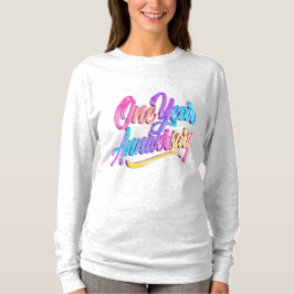 One Year Anniversary Long Sleeves Top