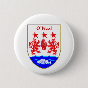 O'Neal-Wappen/Familienwappen Button