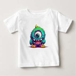 Onecru B ist das einmit Augen fröhliche Minimonste Baby T-shirt