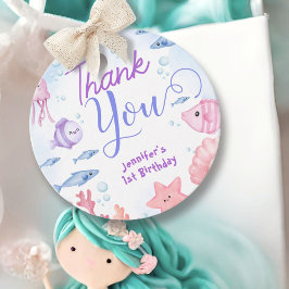 ONEder Sea Girls 1. Geburtstag Niedlicher Ozean Geschenkanhänger