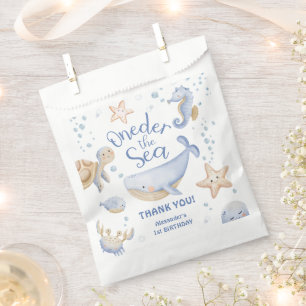 ONEder The Sea! Junge Niedlich Ocean 1. Geburtstag Geschenktütchen