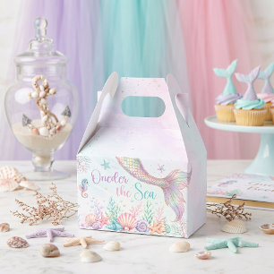 Oneder the Sea Meerjungfrau Geburtstags Favor Box Geschenkschachtel