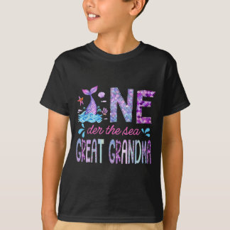 Oneder unter dem Meer Urgroßmutter 1. Geburtstag T-Shirt