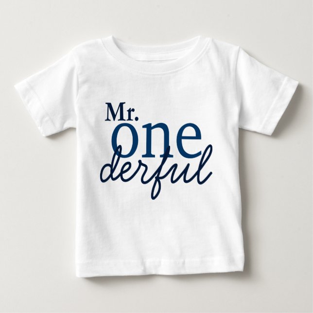 Onederful Baby T Shirt (Vorderseite)